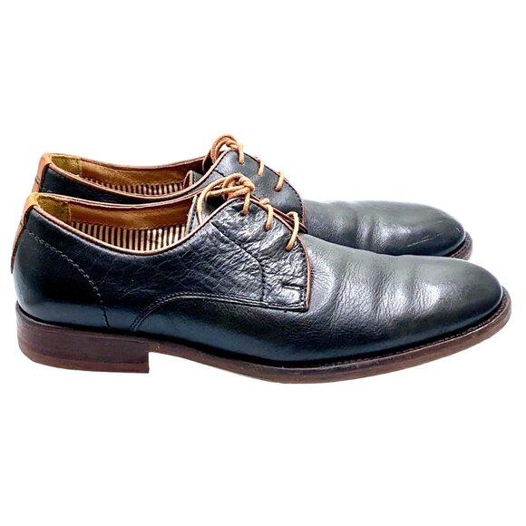 Johnston & Murphy Leather 1850 Oxford Dress Shoes Size 11 Black Lace Up 20-6785 main image 6